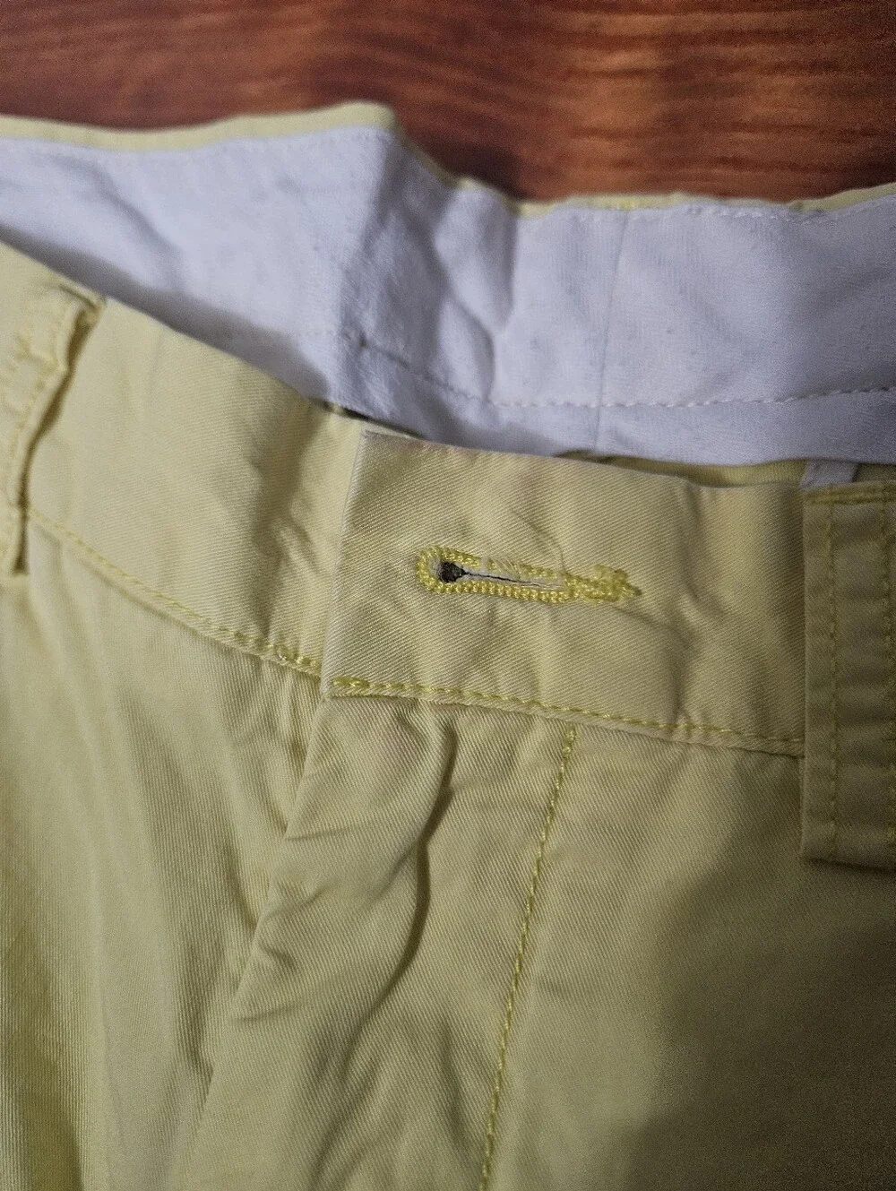 Polo Ralph Lauren Yellow Mens Chino Shorts Golf Casual Size 29!